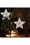 HOME Világító LED ablakdísz, csillag, melegfehér 33cm,  időzítős KID 503 B/WW