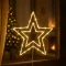 HOME Világító LED ablakdísz, csillag, melegfehér 33cm,  időzítős KID 503 B/WW