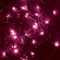   HOME LED-es beltéri fényfűzér 8m, pink, 100 LED KII 100/P hálózati adapterrel
