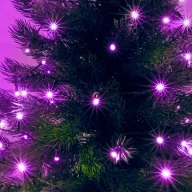   HOME LED-es beltéri fényfűzér 8m, pink, 100 LED KII 100/P hálózati adapterrel