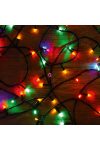 HOME LED-es beltéri fényfűzér 4m, színes, 50 LED KII 50/M hálózati adapterrel