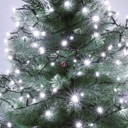   HOME LED-es beltéri fényfűzér 4m, hidegfehér, 50 LED KII 50/WH 230V hálózati adapterrel