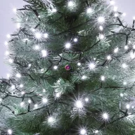   HOME LED-es beltéri fényfűzér 4m, hidegfehér, 50 LED KII 50/WH 230V hálózati adapterrel