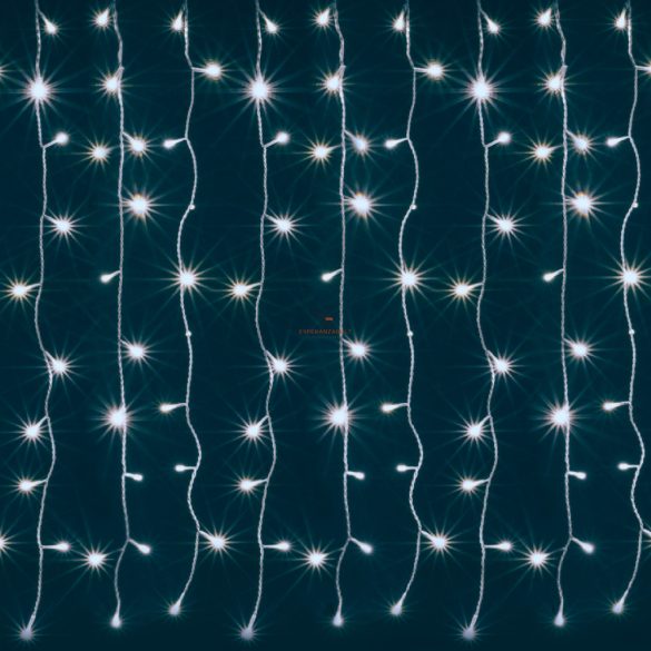 HOME LED-es beltéri fényfüggöny 1,2x1,4m 168LED hidegfehér KIN 168C/WH