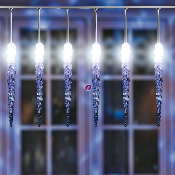 HOME LED-es jégcsap fényfüzér, 7,3m, IP44, 230V KJL 50C