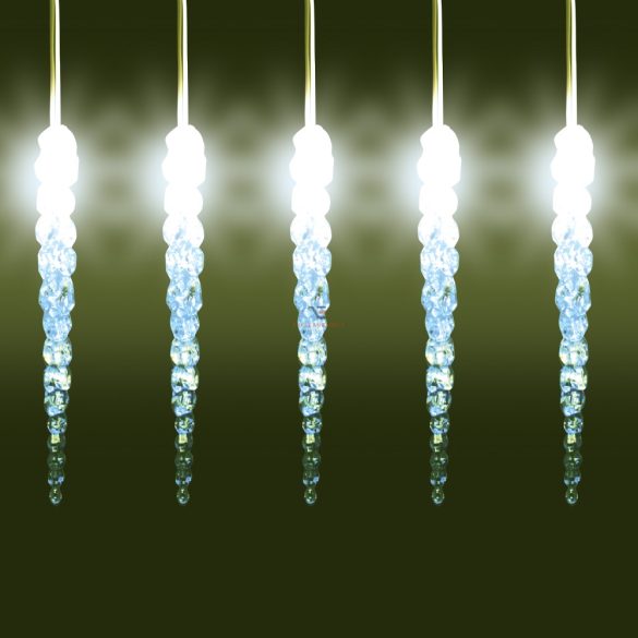 HOME LED-es jégcsap fényfüzér, 7,3m, IP44, 230V KJL 50C