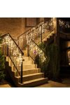 10m Kültéri LED-es jégcsap fényfüggöny 300 LED 10m melegfehér 8 program KKF 308/WW