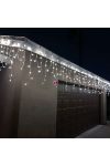 20m Kültéri LED-es jégcsap fényfüggöny 600 LED 20m hidegfehér 8 program KKF 608/WH