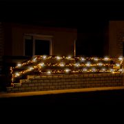   HOME LED-es sziporkázó fényfüzér 200 LED 20m IP44 KKL 200F/WH