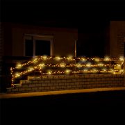   HOME LED-es sziporkázó fényfüzér 200 LED 20m IP44 melegfehér KKL 200F/WW