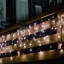 HOME LED-es sorolható jégcsap fényfüggöny hidegfehér 4m KSF 200/WH