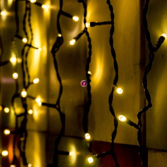 HOME LED-es sorolható fényfüggöny melegfehér 2x2m KSF 204/WW