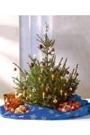 HOME Karácsonyfatakaró, karácsonyfa alátét kék KT 250/BL