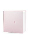 Vendégkönyv papír 20,5x20,5cm rózsaszín