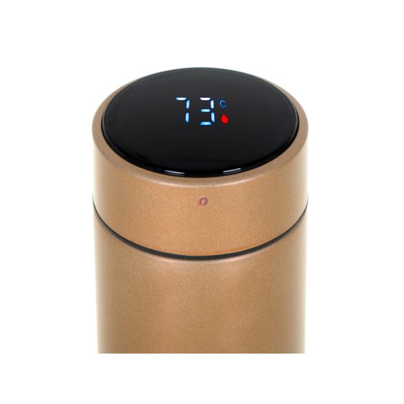 Okos termosz hőmérséklet kijelzővel 500ml Smart Arany