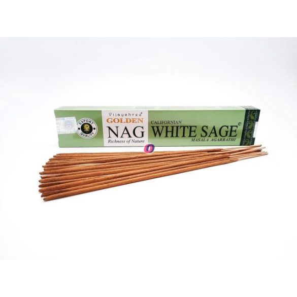 Füstölő Golden Nag White Sage 15db/cs