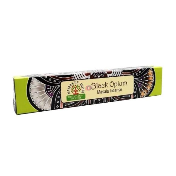 Füstölő Namaste India Black Opium 15gr/cs