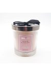 Illatgyertya,masnis fedővel, Rose & Black Oud 170gr/ db