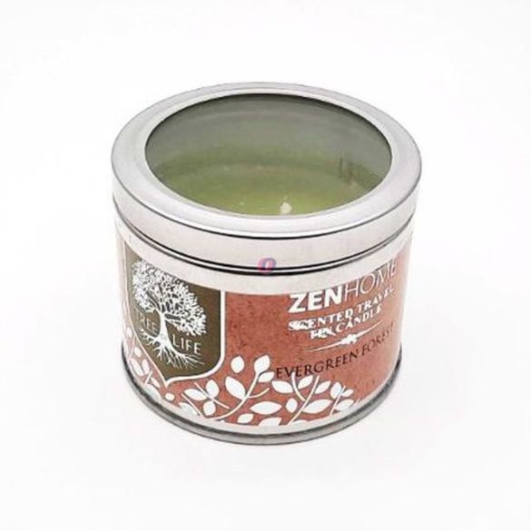 Illatgyertya, fém dobozban,Evergreen forest 120gr/ db