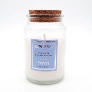   Illatgyertya, üvegben parafa fedővel, Peony & Blush Suede 120gr/db