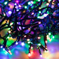   Cluster fényfüzér 768LED 7,5m IP44 távirányítóval, timer, dimmelhető