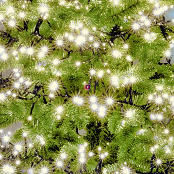 Melegfehér Cluster fényfüzér 768LED 7,5m IP44 távirányítóval, timer, dimmelhető