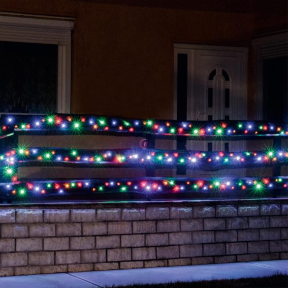 HOME LED-es izzósor, 8 programos 200 LED 14m, IP44, 230V színes LED 208C/M