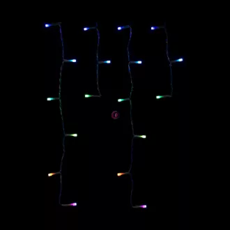   ISparkle Okos jégcsap fényfüzér, kültéri-beltéri 108 RGB LED, SMART, BT APP, IP44