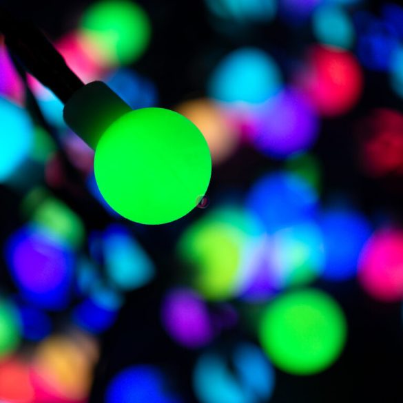 ISparkle Okos gömb fényfüzér, kültéri-beltéri 120 RGB LED, 17m, SMART, BT APP, IP44