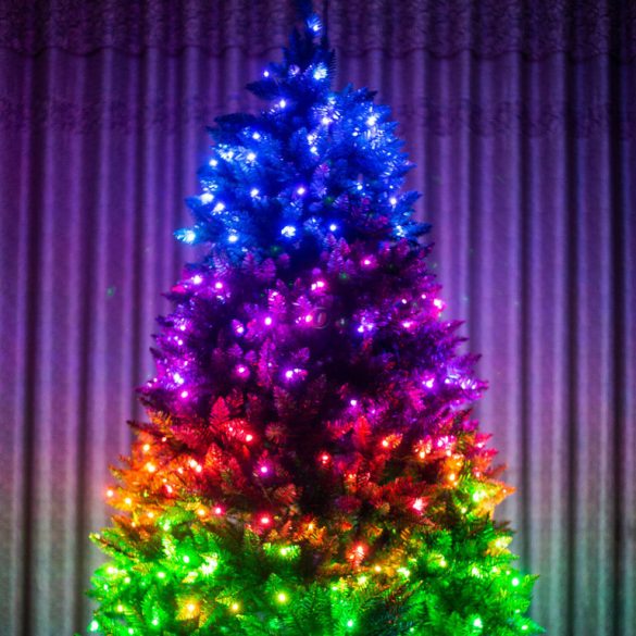 ISparkle Okos fényfüzér, kültéri-beltéri 198 RGB LED, 20m, SMART, BT APP, IP44