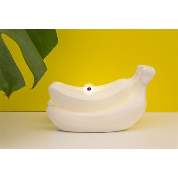Lámpa, porcelán, banán