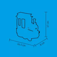   Home Karácsonyi Dioráma Lámpás vízkeveréssel 17 cm LTN 14