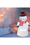 Home Karácsonyi Lámpás vízkeveréssel, csillámokkal, hóember LTN 18