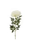Selyemvirág pünkösdi rózsa 75cm fehér