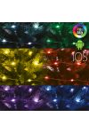 Okos fényfüzér, beltéri 100 Micro-LED, RGB SMART fényfüzér