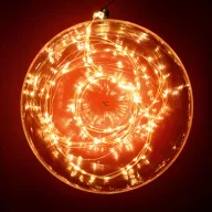   HOME LED-s izzósor-csokor, mikroszálas, 6 ágú, 2,4m, 150 LED IP44, 230V ML 150/WW