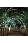 Kültéri Micro LED fényfüzér 16 m 160 LED hidegfehér 220V IP44
