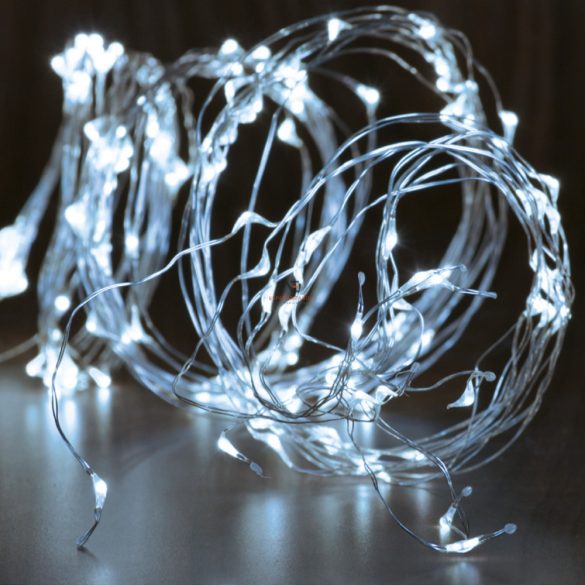 HOME LED-s izzósor-csokor, mikroszálas, 10 ágú, 1,9m, 200 LED IP44, 230V ML 200/WH