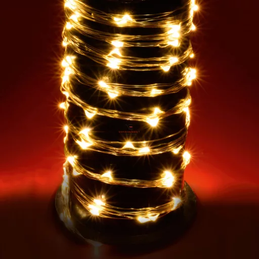 HOME LED-s izzósor-csokor, mikroszálas, 10 ágú, 1,9m, 200 LED IP44, 230V ML 200/WW