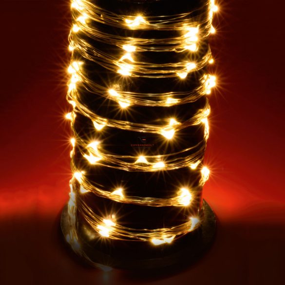 HOME LED-s izzósor-csokor, mikroszálas, 10 ágú, 1,9m, 200 LED IP44, 230V ML 200/WW