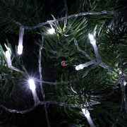  HOME LED-s izzósor, időzítős, 4,9m, 4,5V 50LED hidegehér kültéri MLC 58/WH