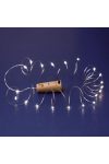 HOME Mikro LED-es üvegdugó fényfüzér melegfehér MLD 20/WW