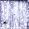 Micro LED-es fényfüggöny hidegfehér 200 LED 3x2m távirányítóval