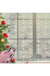Micro LED-es fényfüggöny melegfehér 200 LED 3x2m távirányítóval