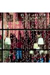 2 m x 2 m Fényfüggöny 400 LED hidegfehér kültéri/beltéri