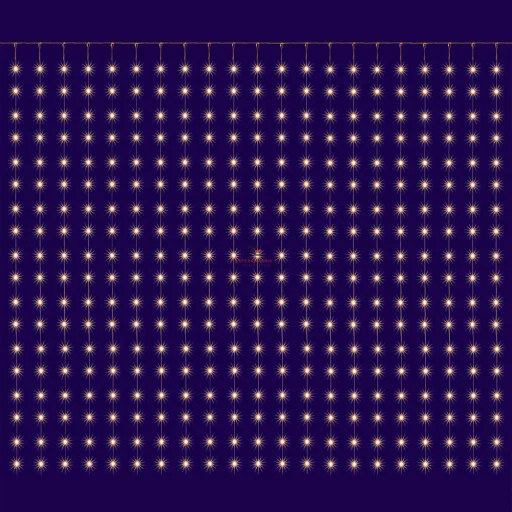HOME Micro LED-es fényfüggöny 400 LED 2x2m MLF 400/WW kültéri