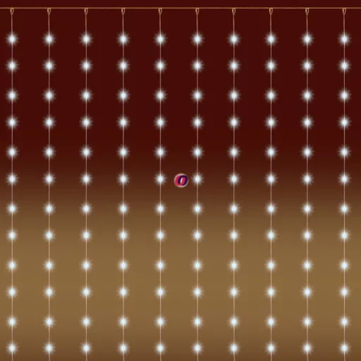 HOME Micro LED-es fényfüggöny 400 LED 2x2m MLF 400/WW kültéri