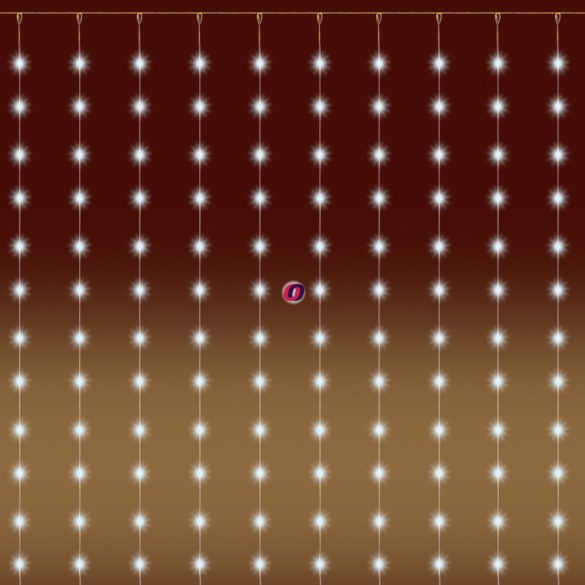 HOME Micro LED-es fényfüggöny 400 LED 2x2m MLF 400/WW kültéri