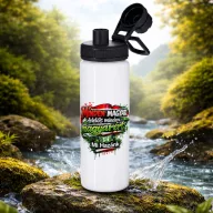 Mi hazánk szlogen -  fém kulacs 850 ml