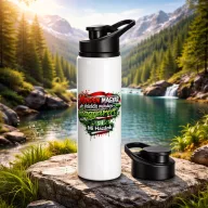 Mi hazánk szlogen -  fém kulacs 750 ml